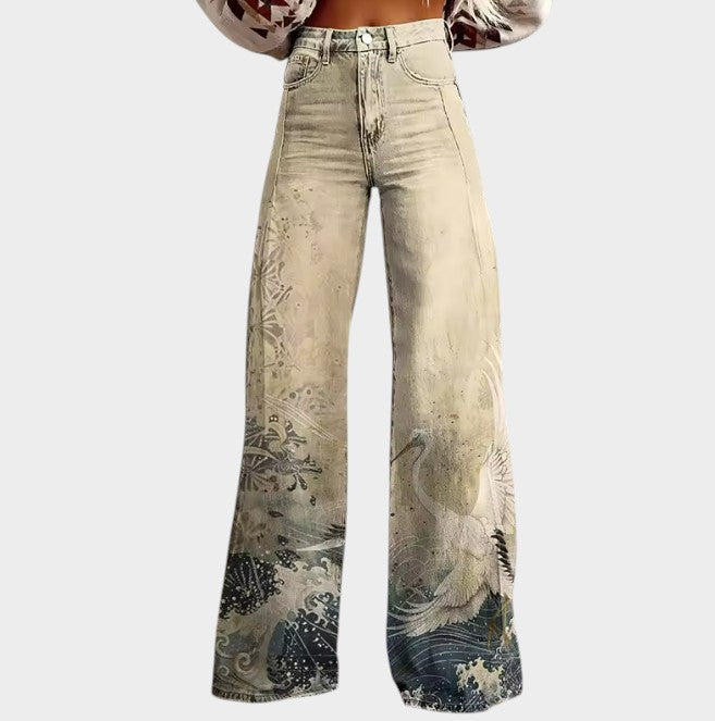 Ondata™ | Elegant Boho Trousers | Elina Dublin