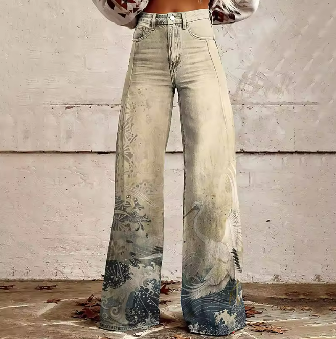 Ondata™ | Elegant Boho Trousers | Elina Dublin