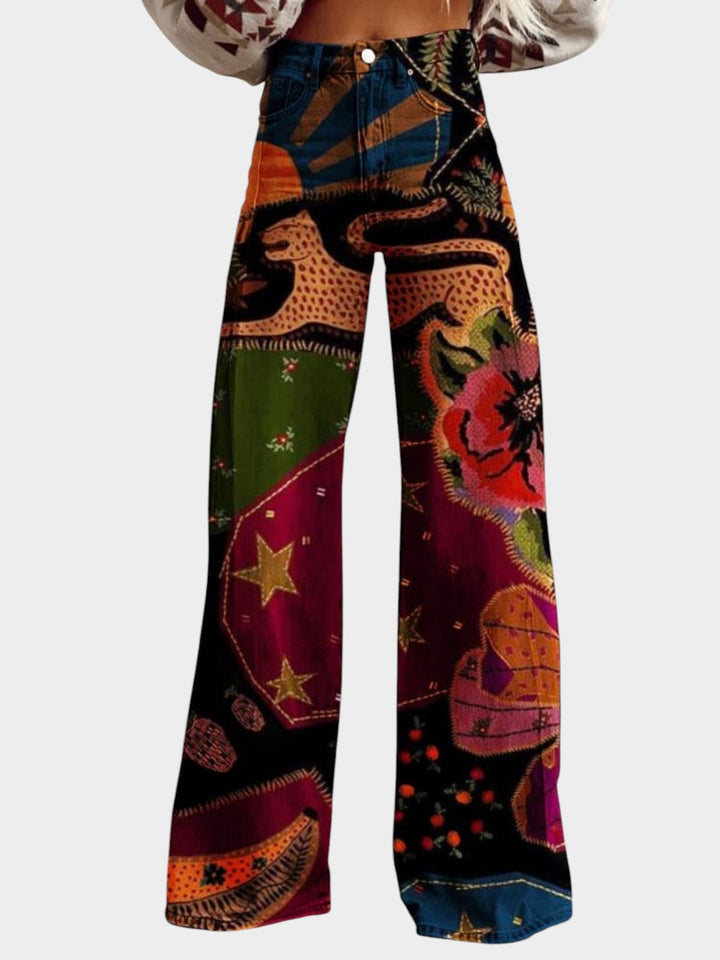 Léna™ | Chic Boho Trousers | Elina Dublin