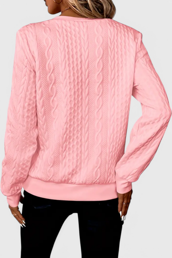 Zoey Soft Zip Knit Jumper | Elina Dublin