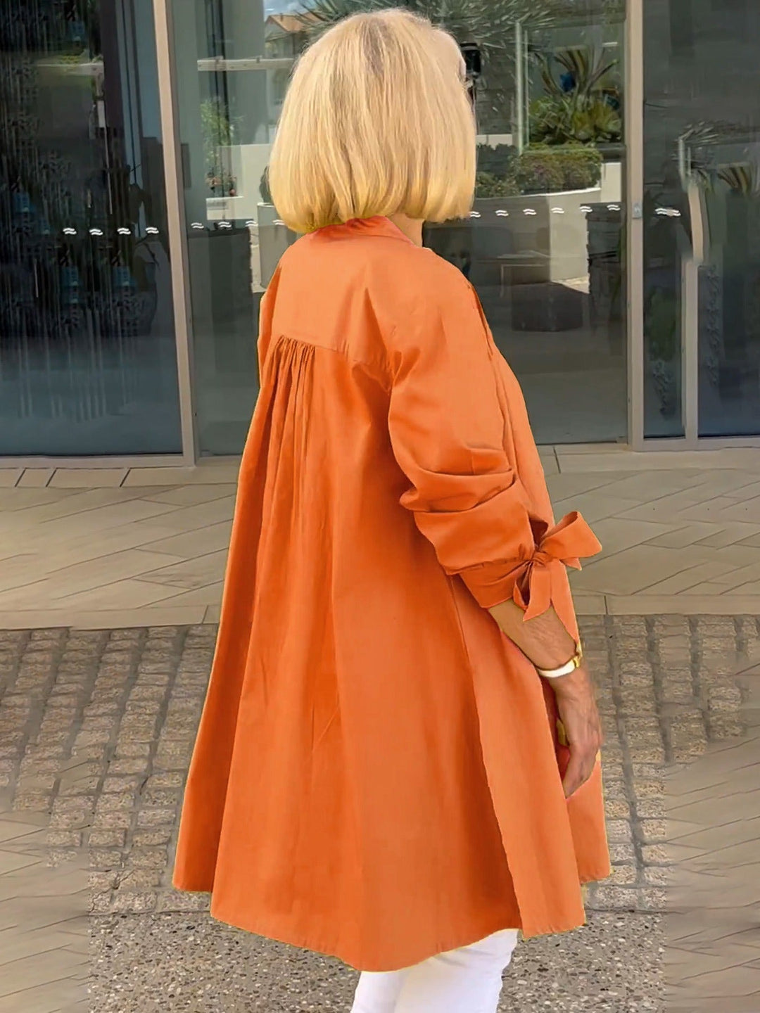 CÉLINA™ - Classy Long Shirt Jacket | Elina Dublin