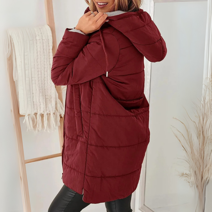 YILA™ - Casual Hooded Puffer Down Jacket | Elina Dublin