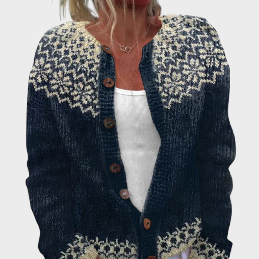 Matilde - Autumn Floral Cardigan | Elina Dublin