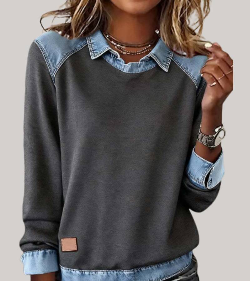 Rosalie™ — Modern Chic Knit Top | Elina Dublin