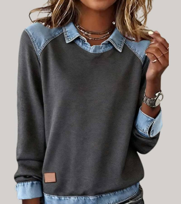Rosalie™ — Modern Chic Knit Top | Elina Dublin