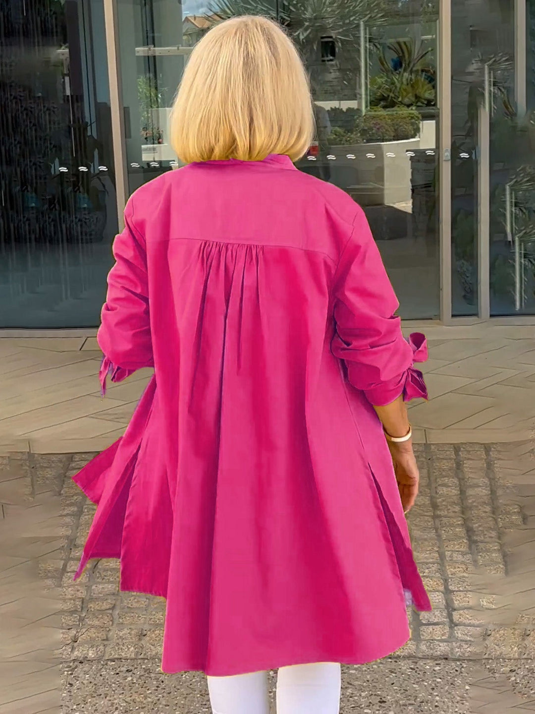 CÉLINA™ - Classy Long Shirt Jacket | Elina Dublin