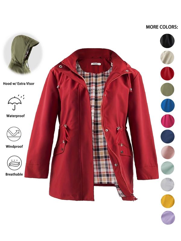 DENA™ - Lightweight Hooded Trench Coat for Casual Outings | Elina Dublin