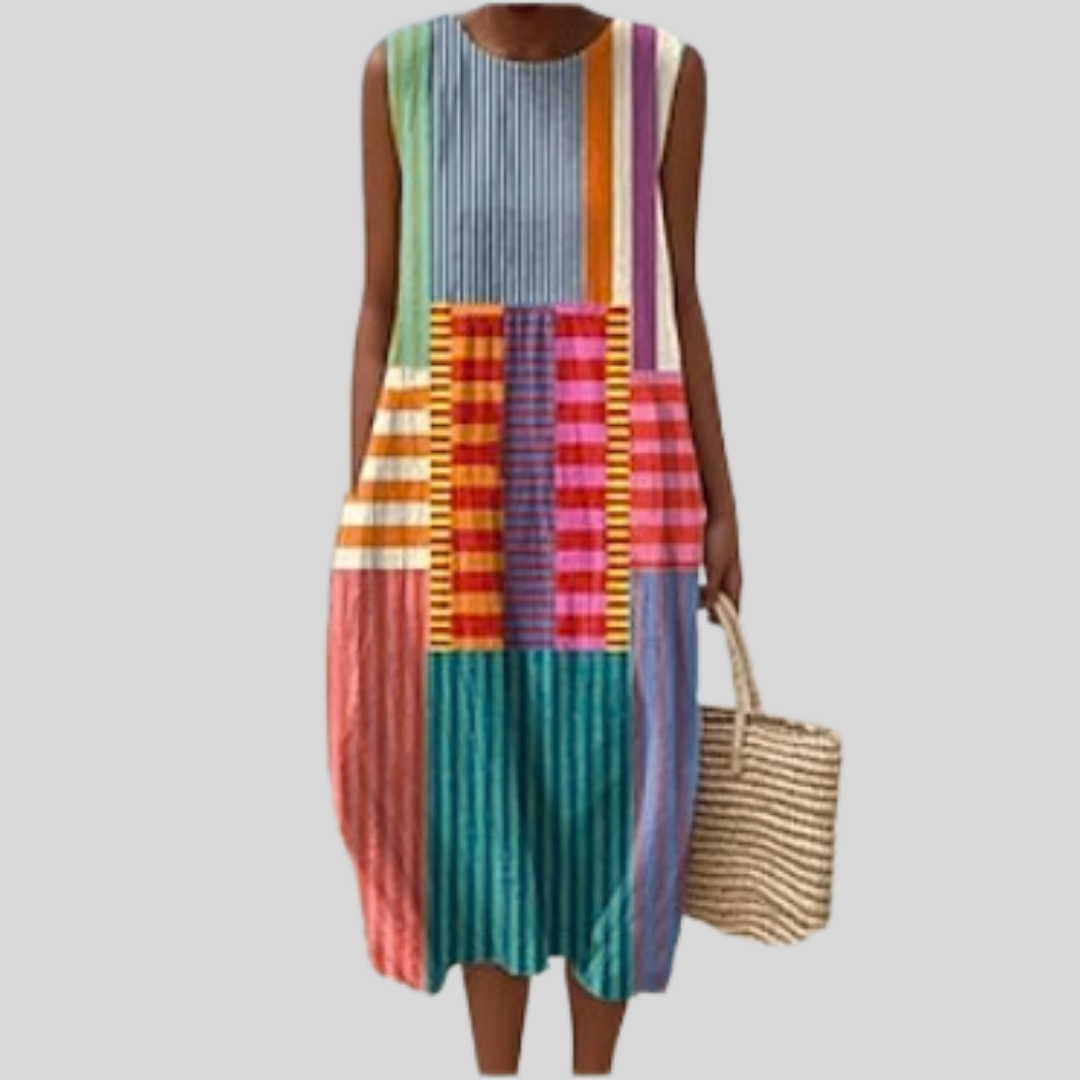Brona - Dress Patchwork | Elina Dublin