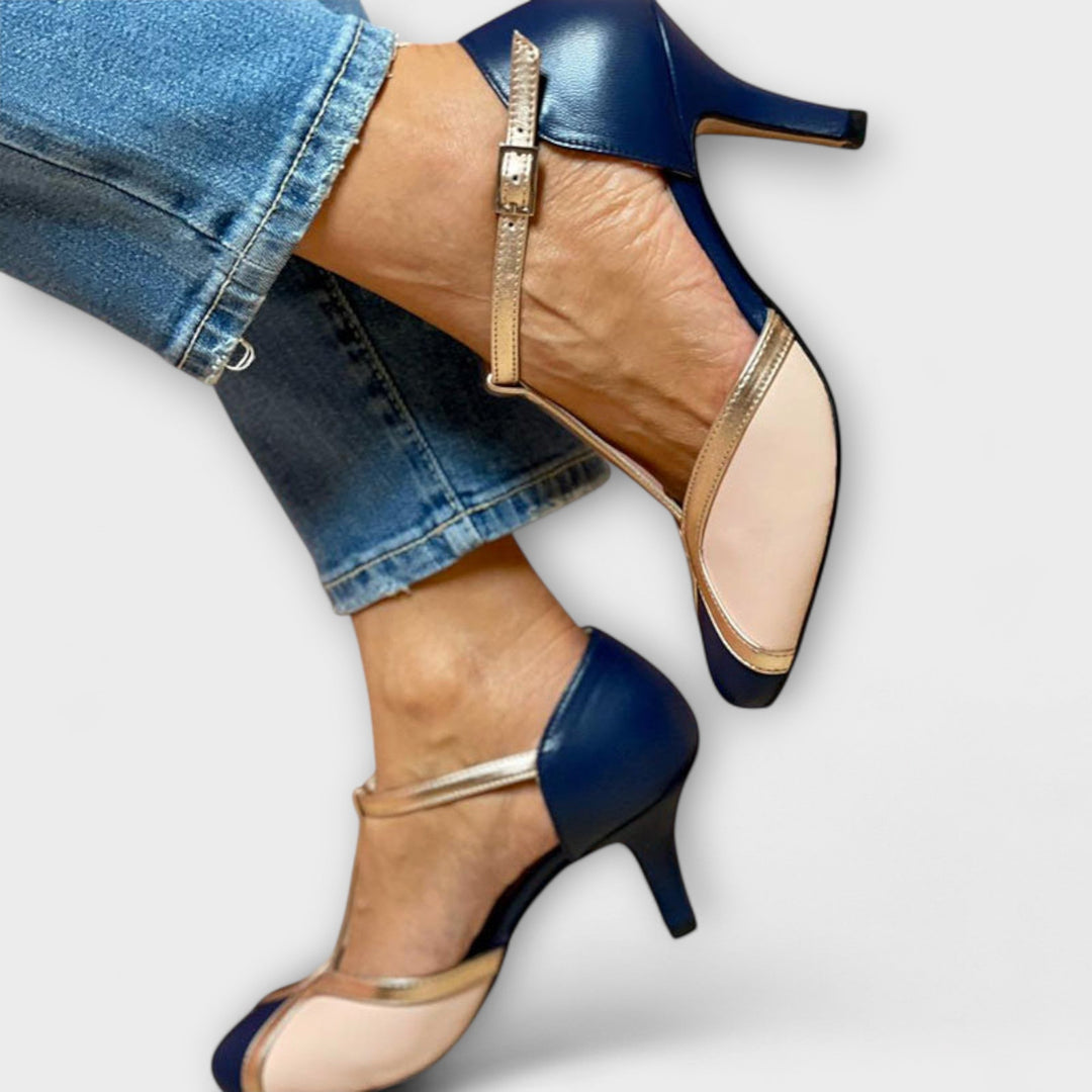 Ceathlainn - Comfort Buckle Heels | Elina Dublin