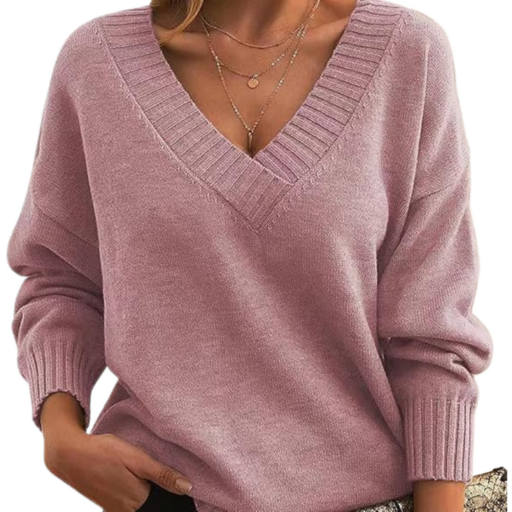 Muirghleann - Lightweight Vneck Sweater | Elina Dublin