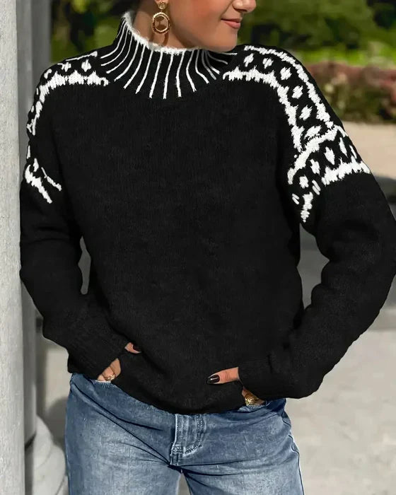 Mathilde™ — Warm Sweater with Nordic Charm | Elina Dublin