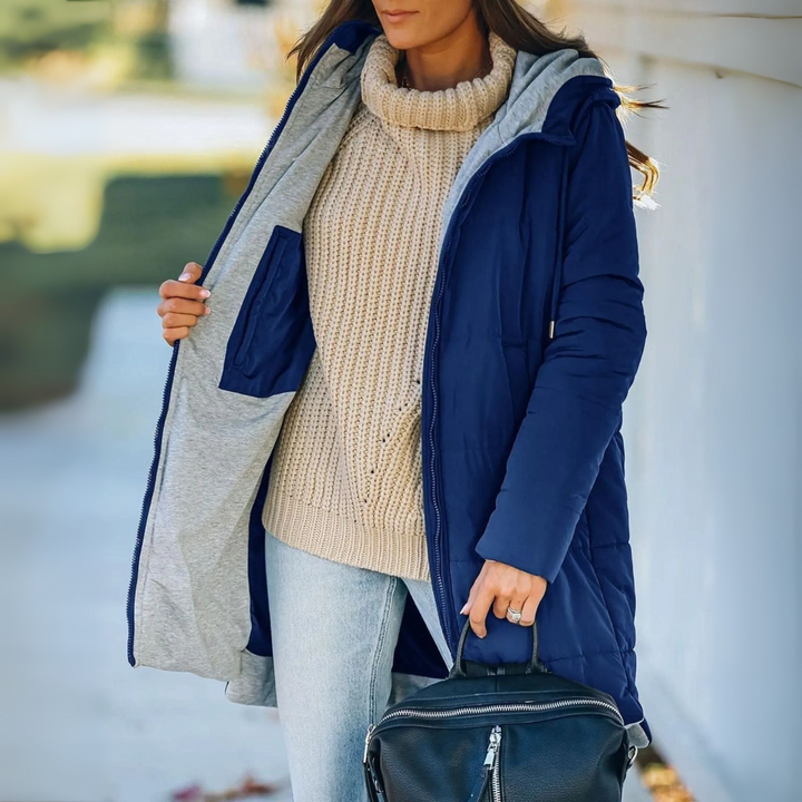 YILA™ - Casual Hooded Puffer Down Jacket | Elina Dublin