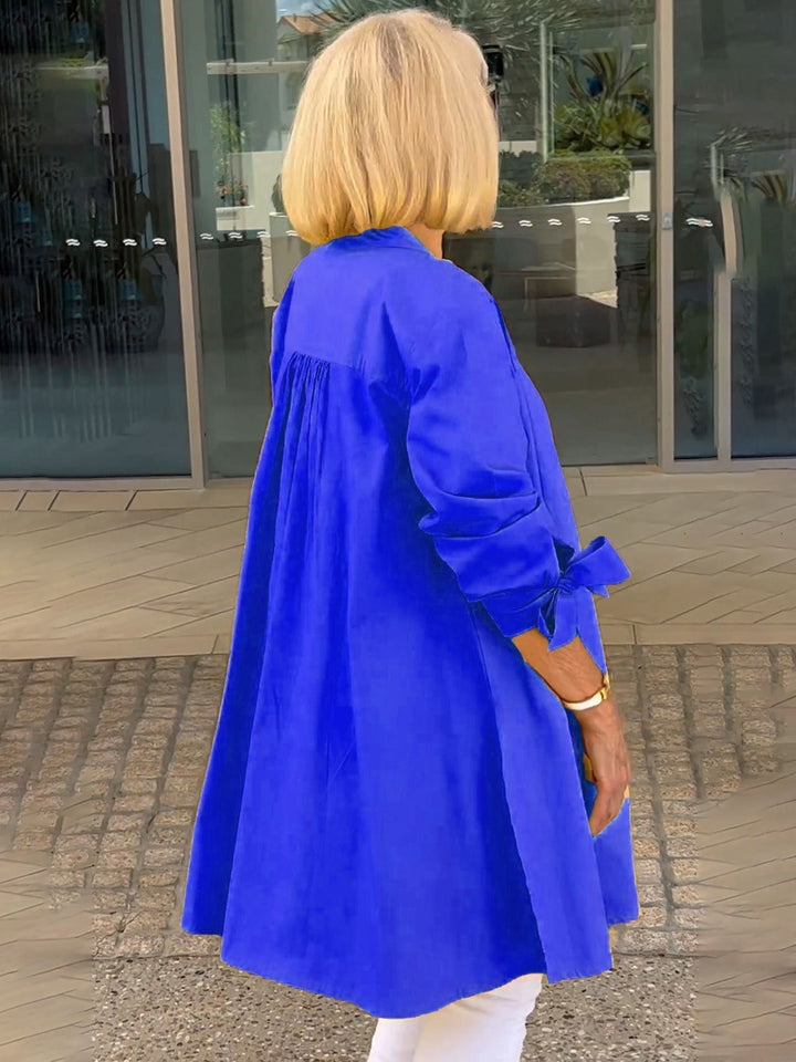 CÉLINA™ - Classy Long Shirt Jacket | Elina Dublin