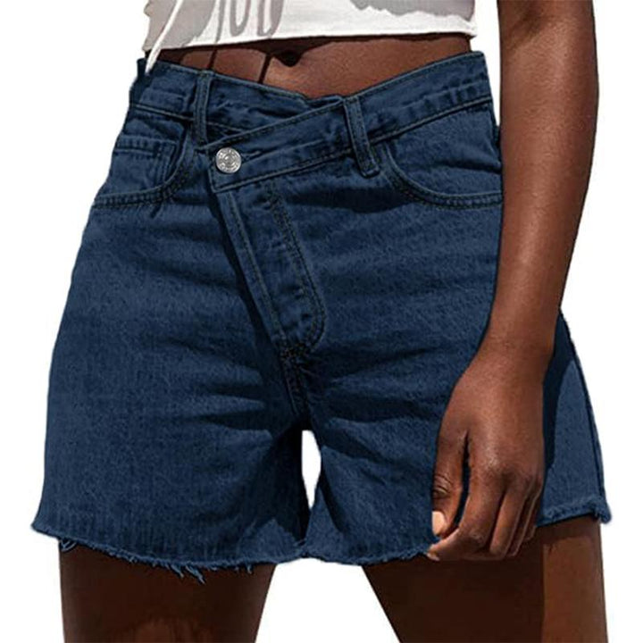 BITUIN™ – Casual High Waisted Crossover Summer Shorts | Elina Dublin