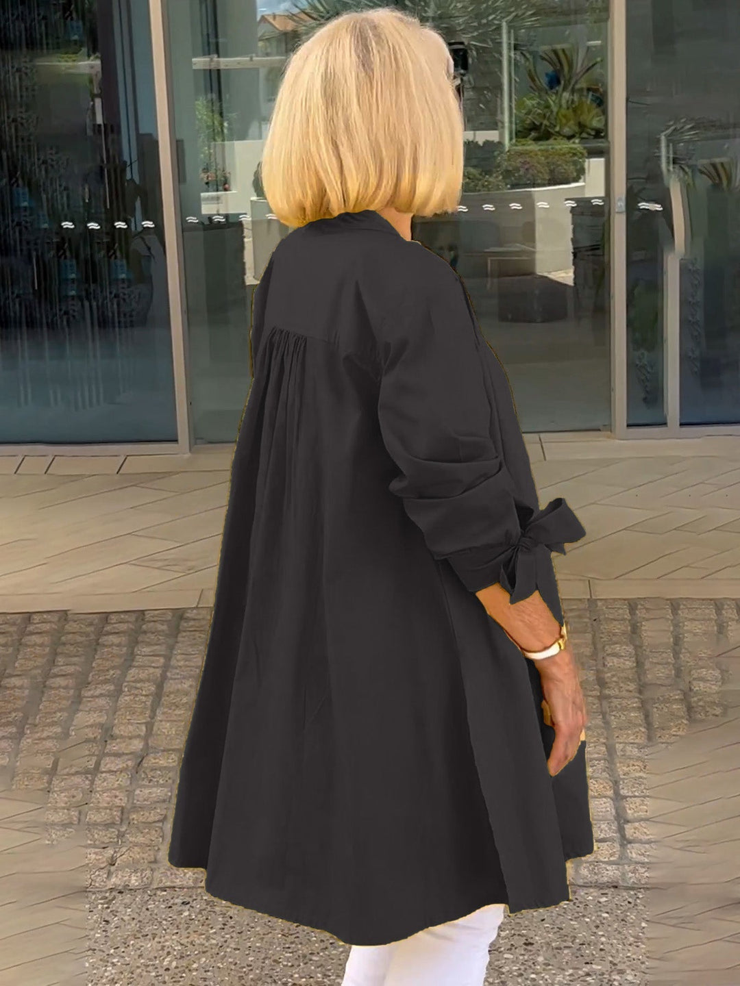 CÉLINA™ - Classy Long Shirt Jacket | Elina Dublin