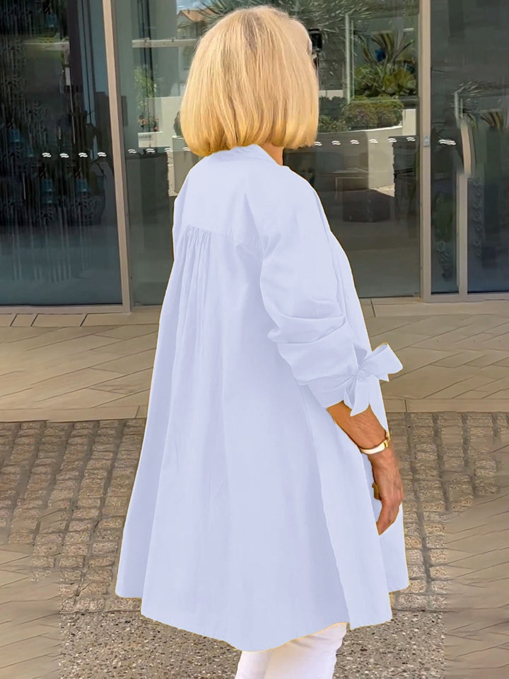 CÉLINA™ - Classy Long Shirt Jacket | Elina Dublin