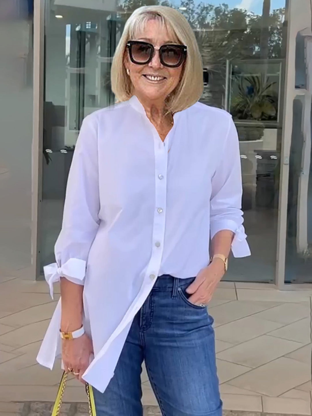 CÉLINA™ - Classy Long Shirt Jacket | Elina Dublin
