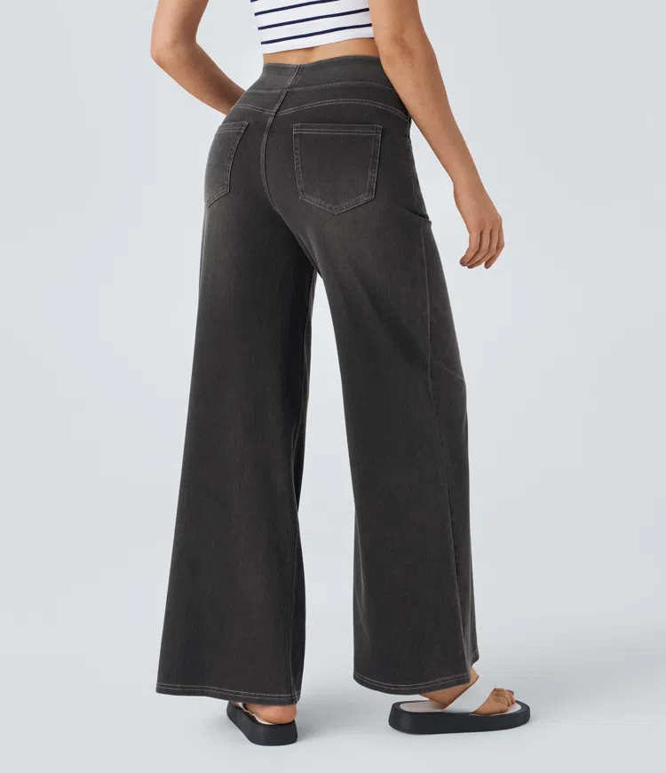 SOLÈNE™ - Relaxed Fit Wide-Leg Jeans | Elina Dublin