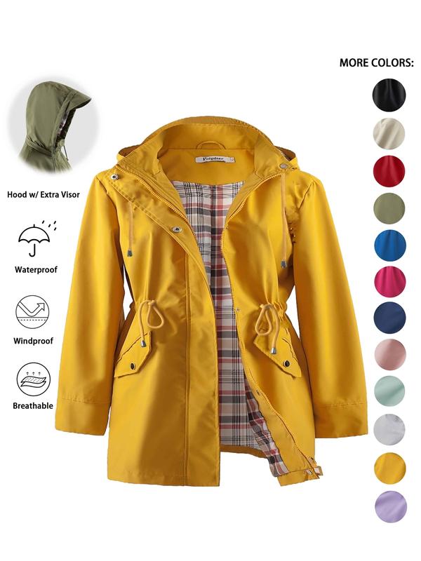 DENA™ - Lightweight Hooded Trench Coat for Casual Outings | Elina Dublin