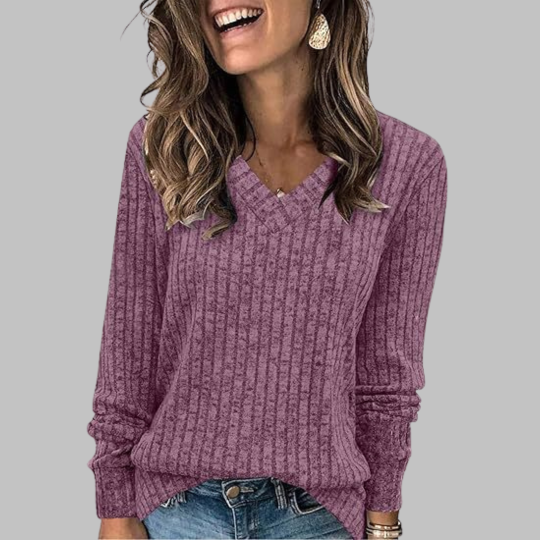 Sceirghleann - Vneck Comfy Sweater | Elina Dublin