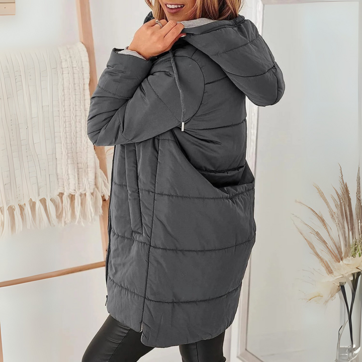 YILA™ - Casual Hooded Puffer Down Jacket | Elina Dublin