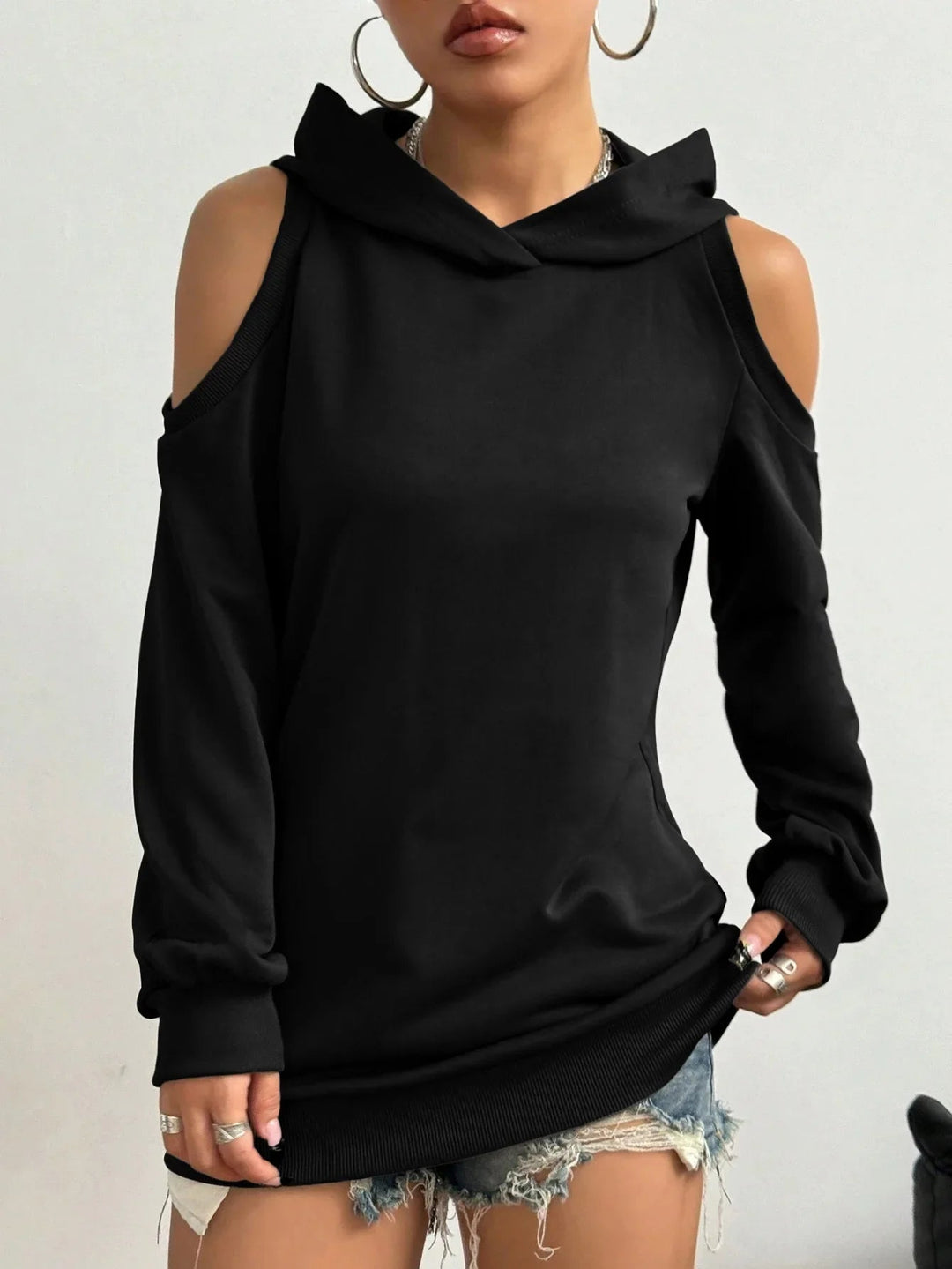 Camélia™ — Elegant Sweater with Open-Knit Shoulders | Elina Dublin