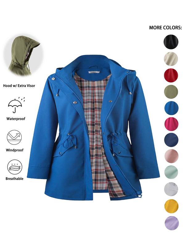 DENA™ - Lightweight Hooded Trench Coat for Casual Outings | Elina Dublin