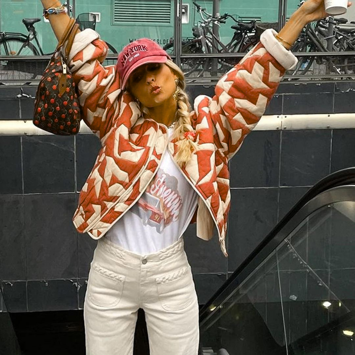 NICOLE™ - Trendy Printed Jacket | Elina Dublin