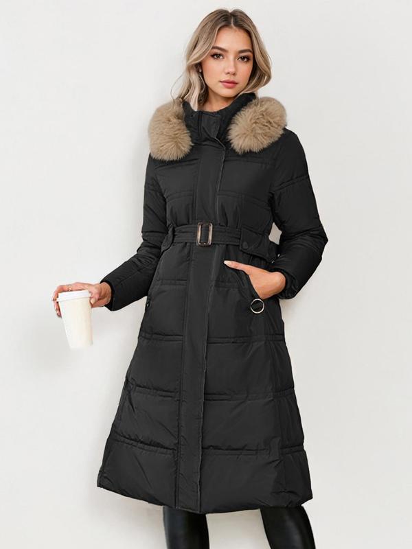 LEYLA™ - Stylish Plush Coat with Waist Tie for Cozy Fall & Winter | Elina Dublin