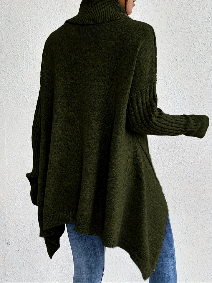 Léïna™ – The Soft & Relaxed Turtleneck Sweater | Elina Dublin