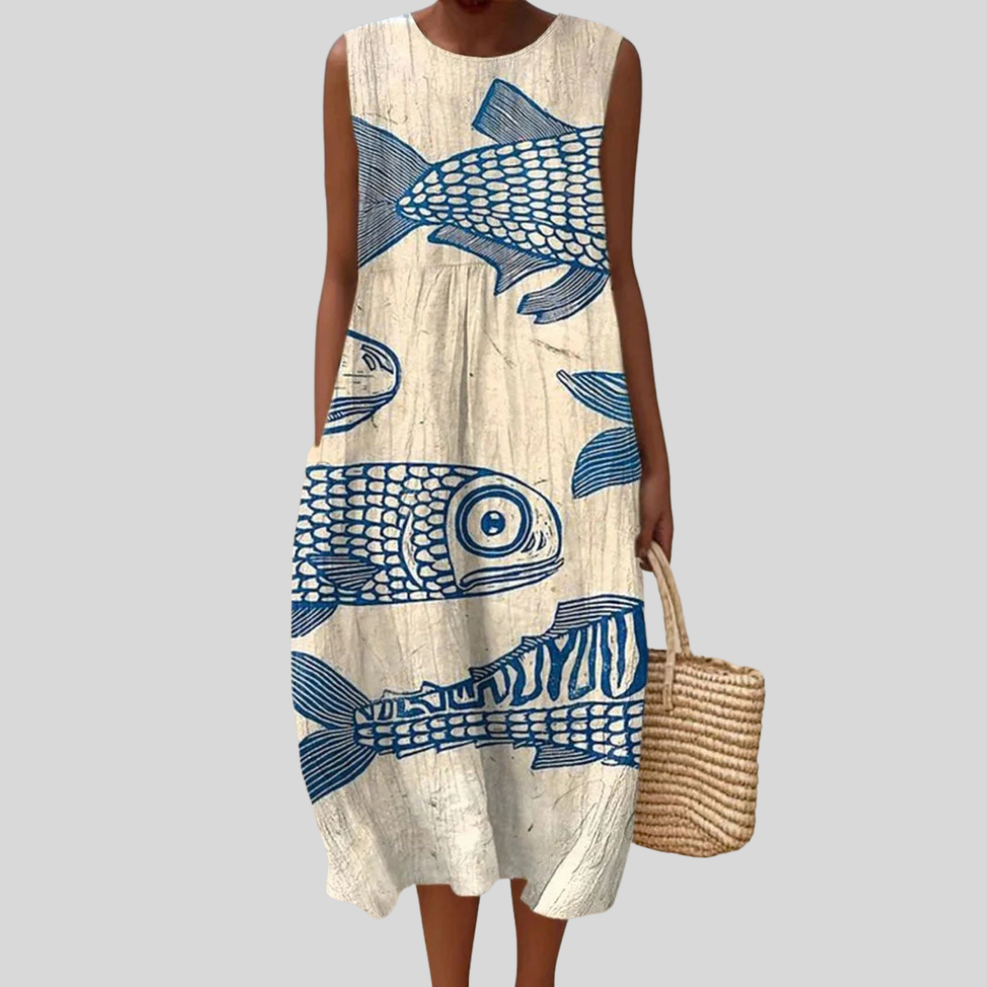 Ita - Dress Marine | Elina Dublin