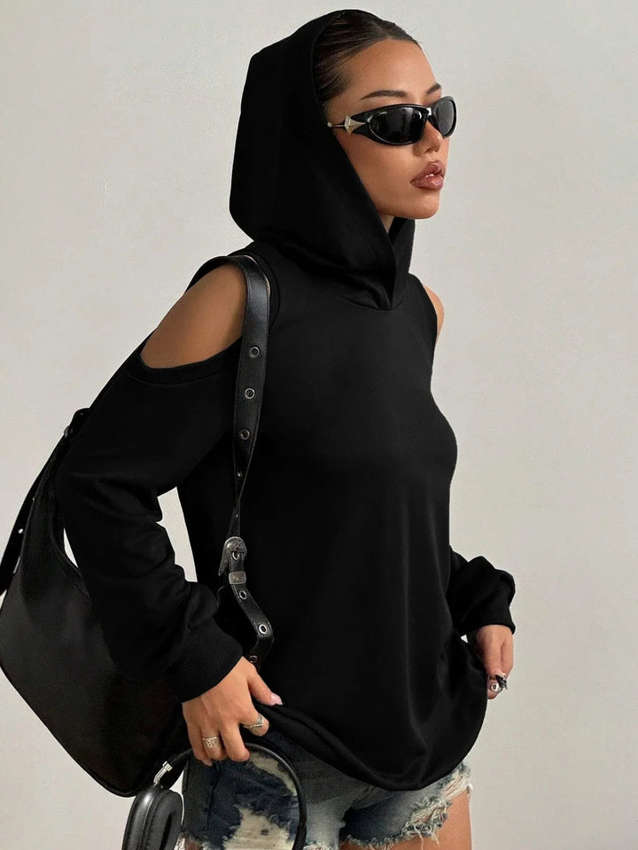 Camélia™ — Elegant Sweater with Open-Knit Shoulders | Elina Dublin