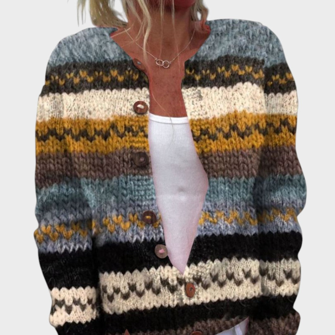 Doirchuas - Wisteria Bloom Cardigan | Elina Dublin