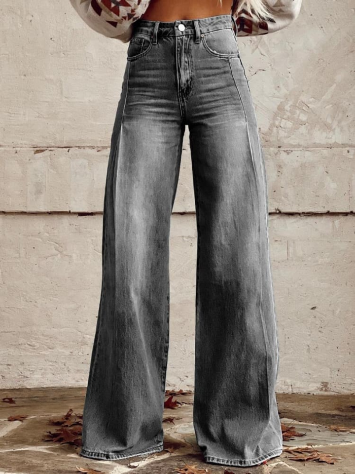 Lucía™ | Elegant Wide-Leg Trousers | Elina Dublin