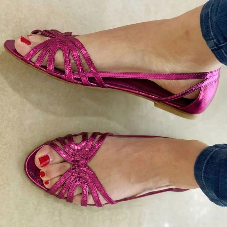 Nuala - Golden Summer Sandals | Elina Dublin