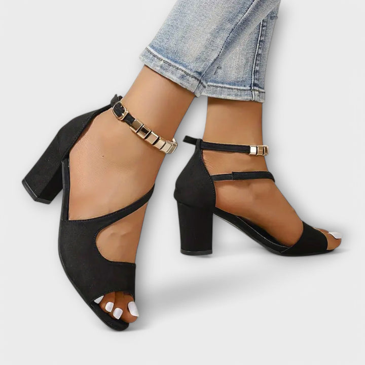 Ceanlainn - Comfort Tstrap Heels | Elina Dublin