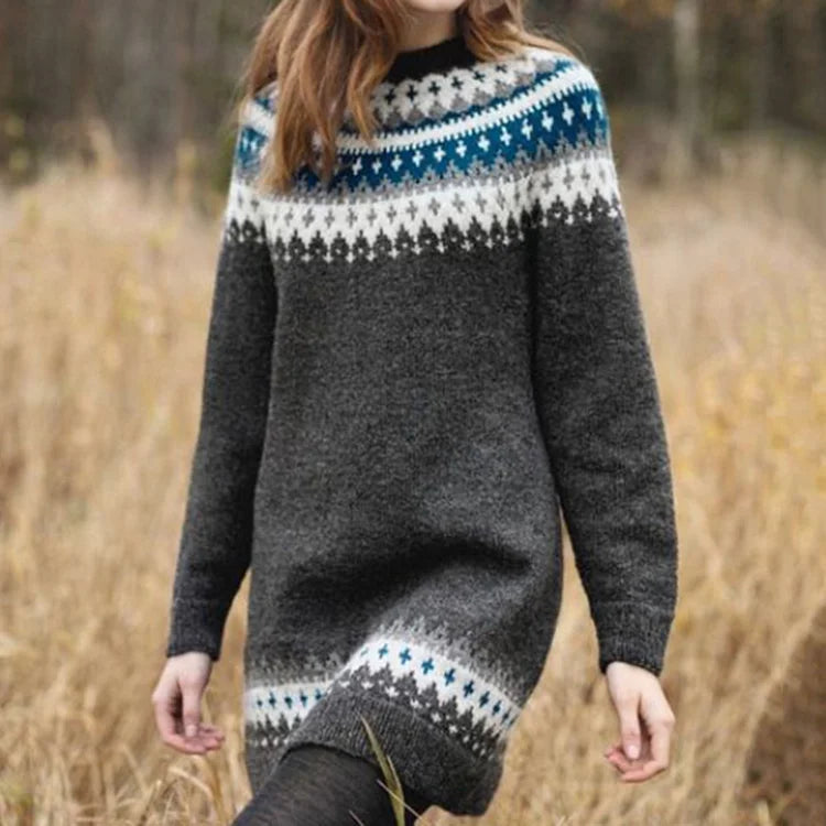 Muirchnoc - Nordic Dress Sweater | Elina Dublin