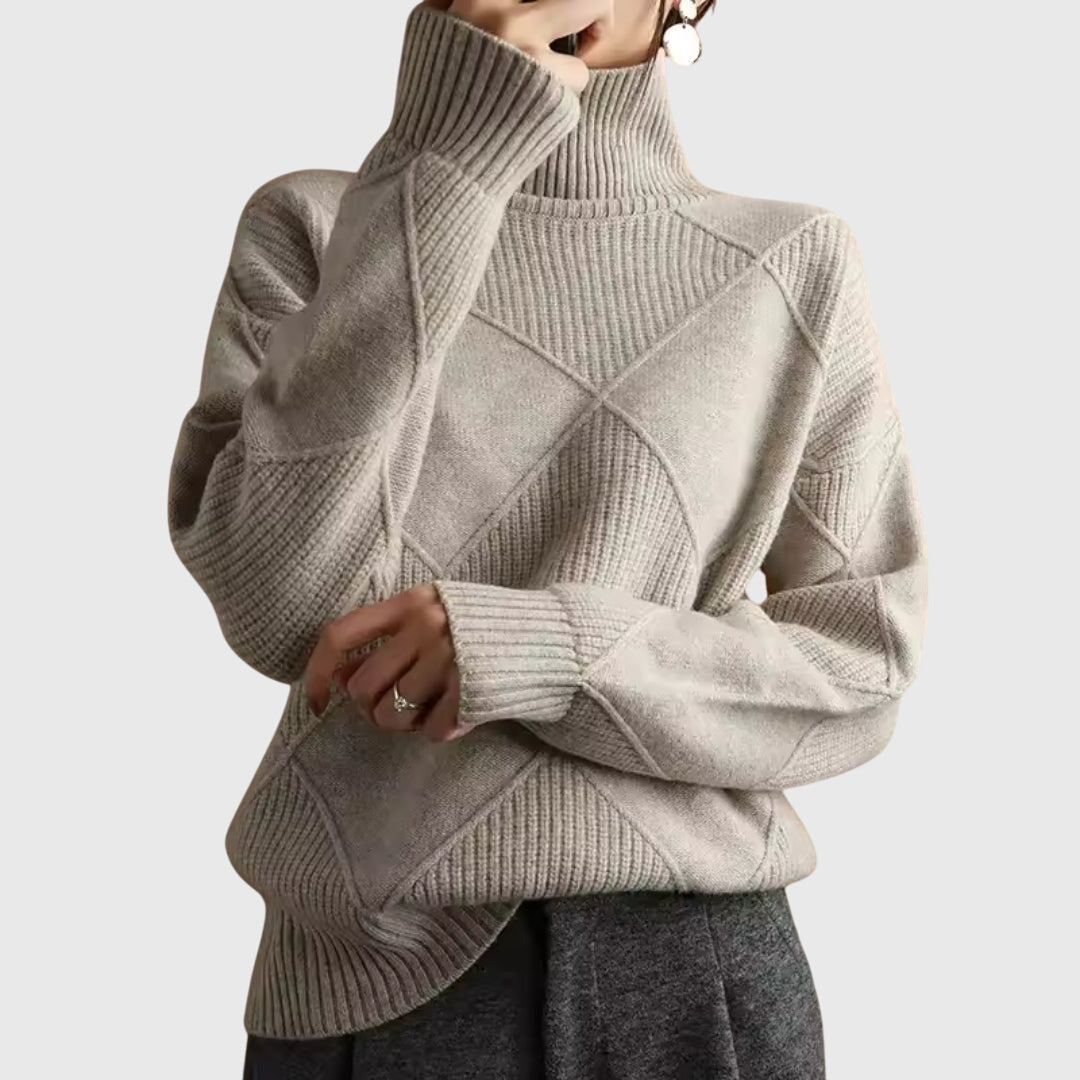Ella | Roll-Neck Jumper — Elina Dublin