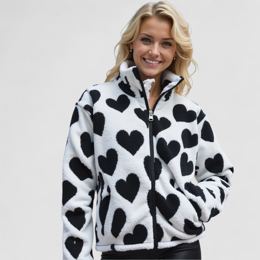Cecília - Reversible Heart Coat | Elina Dublin