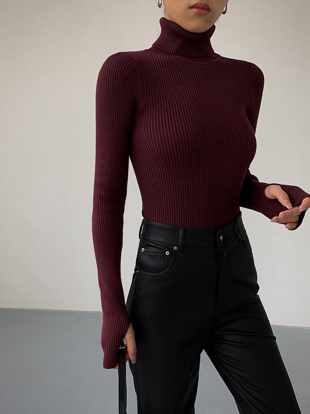 Olivia | Roll-Neck Jumper — Elina Dublin