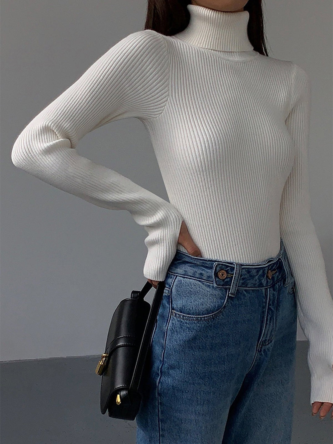 Olivia | Roll-Neck Jumper — Elina Dublin