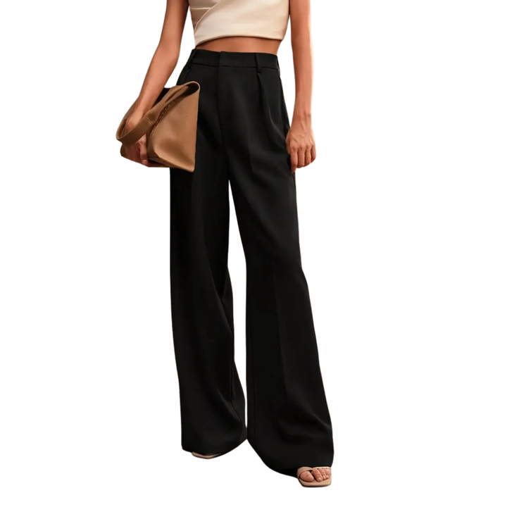 WREN™ – Relaxed High-Waist Wide Leg Trousers | Elina Dublin