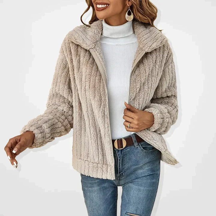 GENEVIEVE™ - Stylish Sherpa Jacket | Elina Dublin