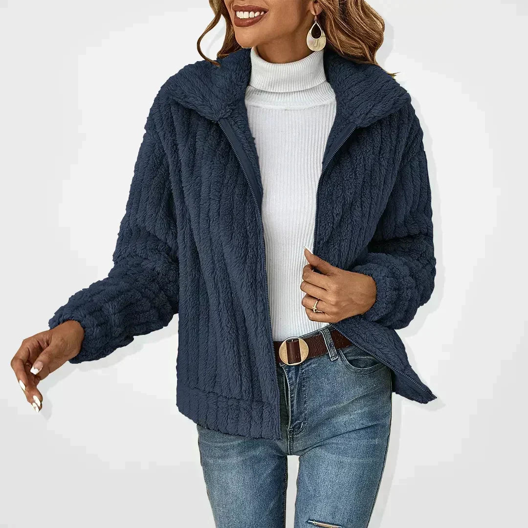 GENEVIEVE™ - Stylish Sherpa Jacket | Elina Dublin