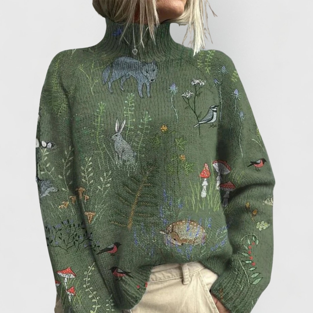 Ellie | Roll-Neck Jumper — Elina Dublin