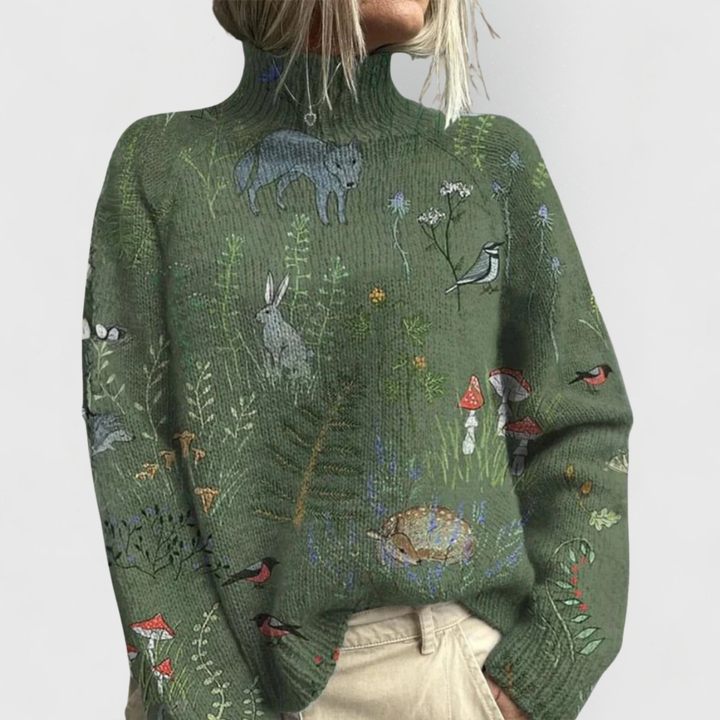 Ellie | Roll-Neck Jumper — Elina Dublin