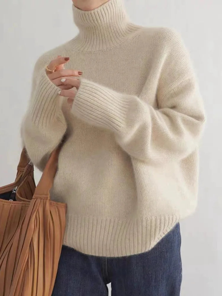 Emily | Roll-Neck Jumper — Elina Dublin