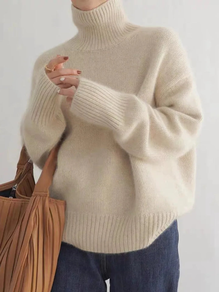 Emily | Roll-Neck Jumper — Elina Dublin