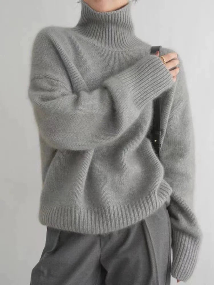 Emily | Roll-Neck Jumper — Elina Dublin