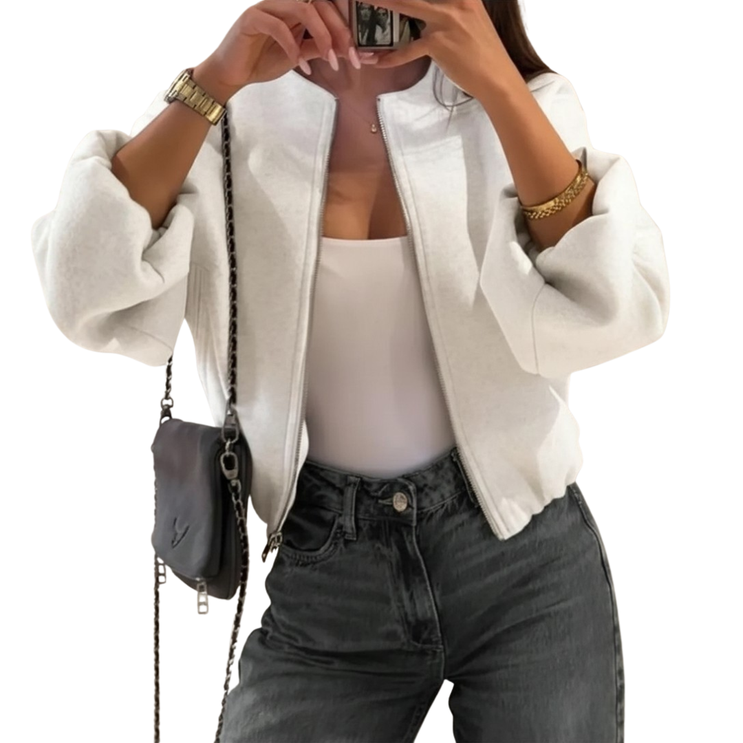 RYLAN™ – Sporty Zip-Up Pilot Jacket Coat | Elina Dublin
